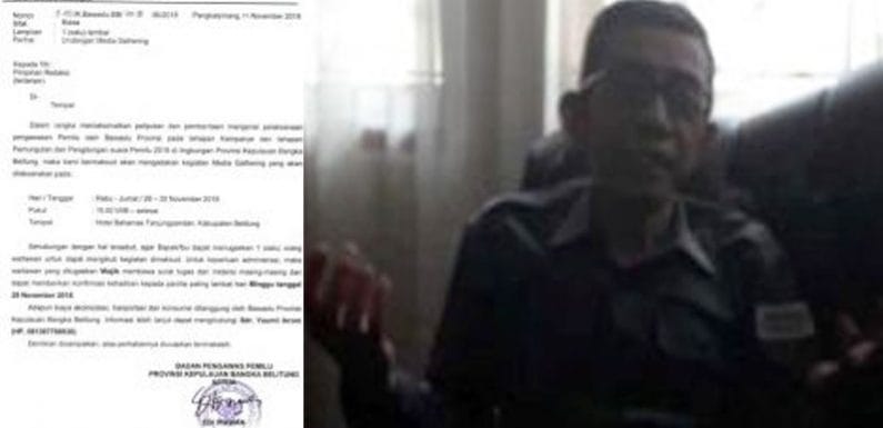 Press Gathering Bawaslu Bangka Belitung Diduga Habiskan Dana Akhir Tahun?