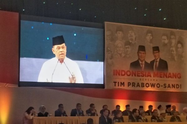 Jenderal Gatot Nurmanto Pidato di Kampanye Akbar Prabowo-Sandiaga Uno
