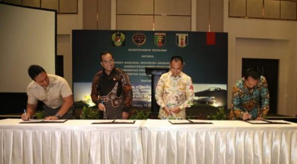Gubernur Lampung Tanda tangani MOU Penggunaan Lanud Gatot Subroto Sebagai Bandara Sipil