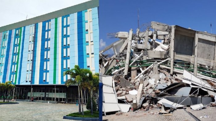 Tujuh Atlit Paralayang, Satu Warga Korea Masih Terjebak di Runtuhan Hotel Roa Roa Palu