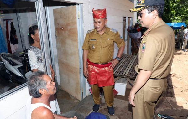 Plt Bupati Lamsel Nanang Minta Pembangunan Huntara Dipercepat