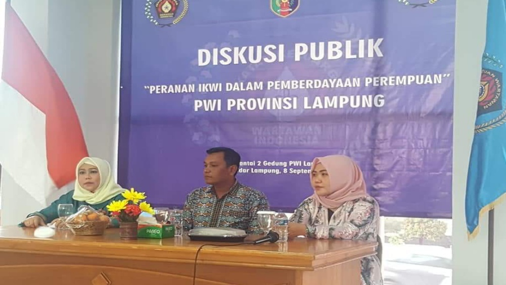 Ikatan Keluarga Wartawan Indonesia (IKWI) Lampung Diskusikan Peran Perempuan