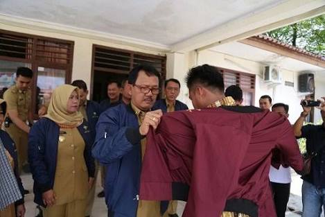 Bupati Agus Istiqlal Sambut 750 Mahasiswa KPM IAIN Metro