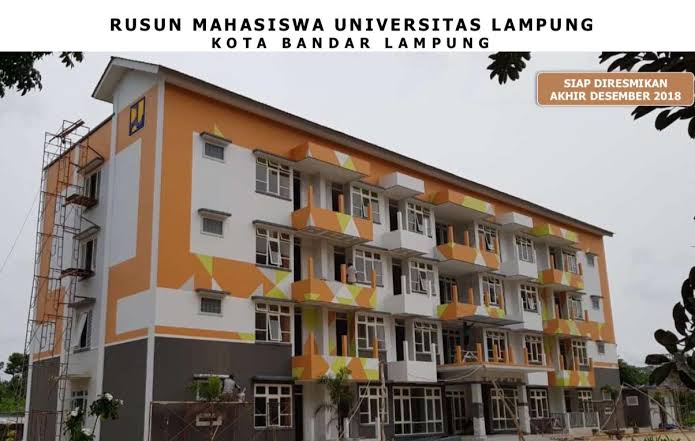 Sejak 2015-2018 Dinas PUPR Lampung Bangun 22 Rusun 4 Untuk Mahasiswa