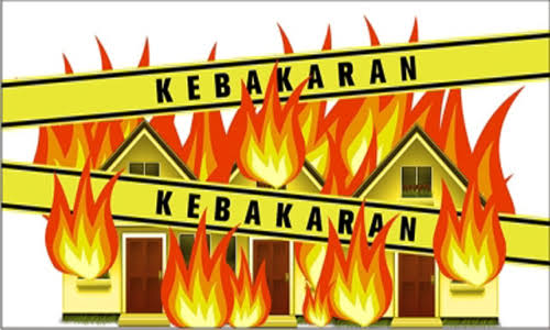 Rumah Sepasang Lansia Ludes Terbakar di Desa Gedung Mulya