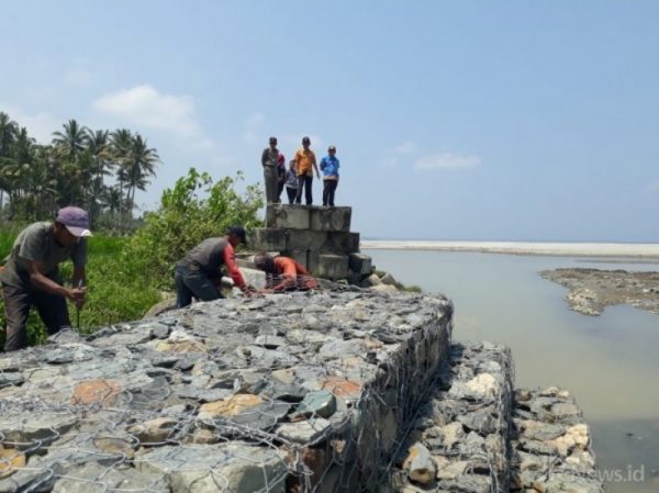 Proyek Bronjong di Muara Sungai Waylaai “Asal Jadi”, Agus Istiqlal Geram