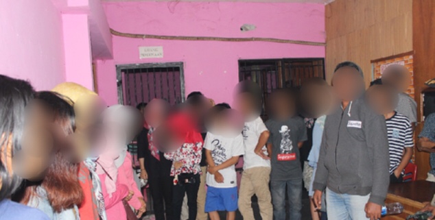 48 ABG Mesum Malam Tahun Baru Dijaring Sat Pol PP