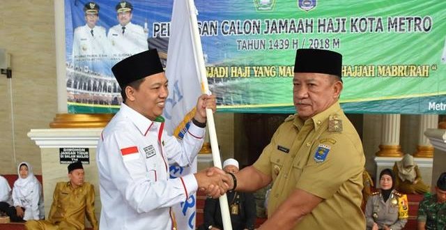 Wakil Walikota Metro Melepas 486 Calon Jama’ah Haji