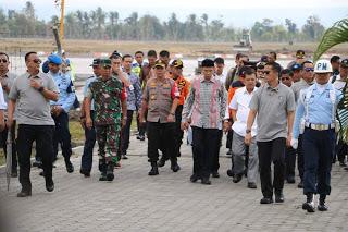 JK Pimpin Rapat Penanggulangan bencana di Lombok