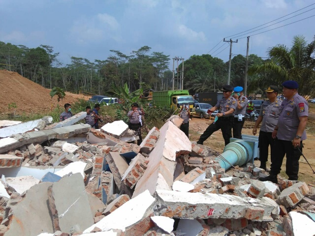 Eksekusi Lahan JTTS di Gunungsugih Lamteng Berjalan Lancar
