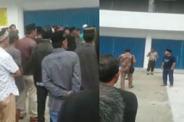 Aparat Cuek, Warga Kepung Lokasi Judi Ketangkasan di Ruko Areal Jumbo Kakap