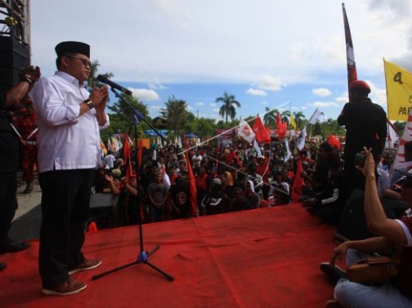 Menkominfo Rudiantara Jurkam Nasional 01 Kampanye di Kulon Progo