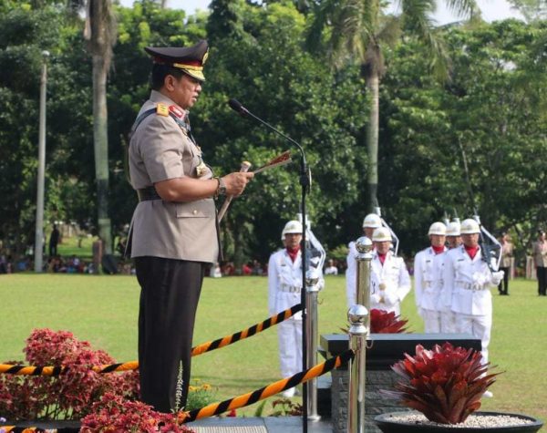 Kapolda Lampung Kukuh 179 Bintara Tahun 2018/2019