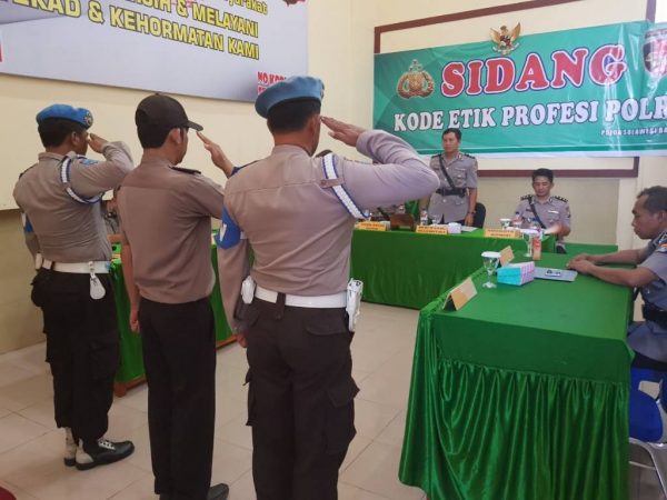 Sidak Etik Propam Polda Lampung PTDH Mantan Kapolsek Kalirejo AKP Er Ajukan Banding