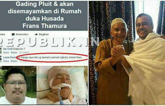 Frans Thamura, Penghina Habieb Riziq dan Sumpahin Amien Rais Dikabarkan Wafat?