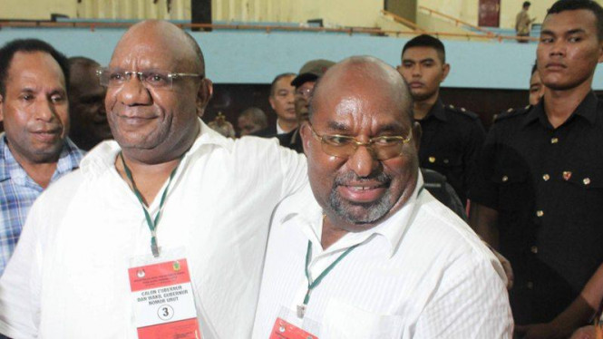Lukas Enembe-Klemen Tinal Kembali Pimpin Papua