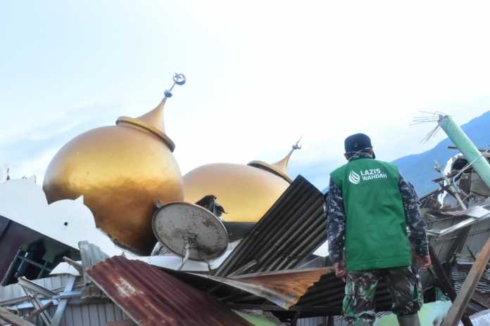 Akibat Gempa Dahsyat, Masjid di Palu Bergeser Hingga 500 Meter