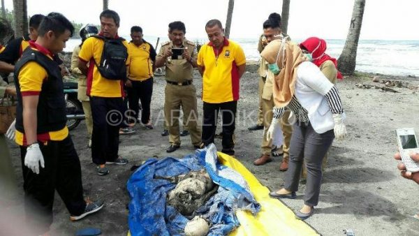 Mayat Wanita Jadi Tengkorak di Pantai