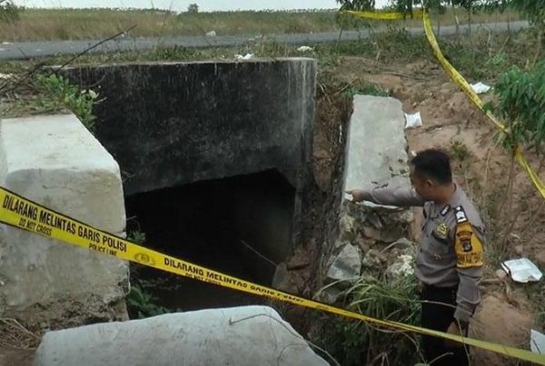Wanita Muda Ditemukan Tewas Dibakar di Gorong Gorong Komplek Calon Kantor Gubernur Kota Baru