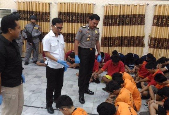 Krimum Polda Lampung Ekspose Hasil Ungkap Operasi Sikat Krakatau 2019