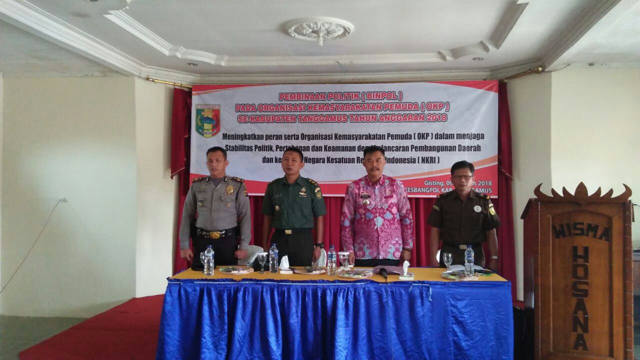 Kesbang-Pol Binpol OKP se-Kabupaten Tanggamus