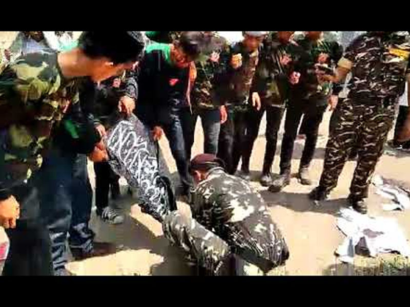 Mabes Polri: Pembakar Bendera Kalimat Tauhid Kami Tindak secara Hukum