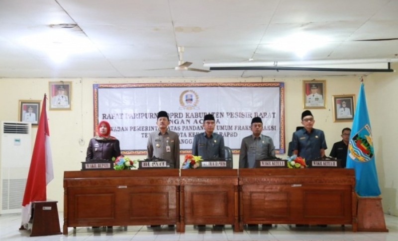 Jawaban Pemkab Pesibar Atas Pandangan Fraksi Terkait Alokasi Pembangunan Kantor Bupati