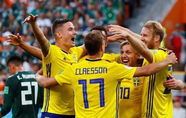 Hasil Pertandingan Piala Dunia 2018: Meksiko vs Swedia Skor 0-3
