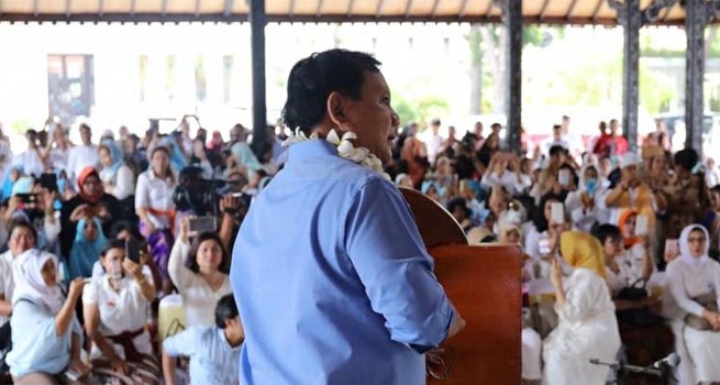 Prabowo Subianto : Emak-Emak yang akan Memimpin Perubahan di Indonesia