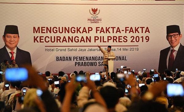 Prabowo Subianto-Sandiaga Uno Putuskan Gugat Ke MK
