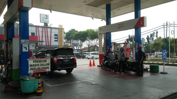 Jatah 8 Ribu Liter Premium di Beberapa SPBU Bandarlampung Habis Dalam 4 Jam Saja