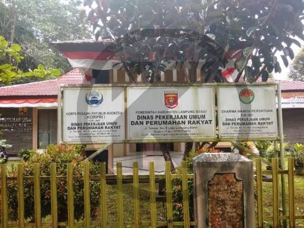 Bangun Asal Jadi, Proyek SPAM DAK 2019 PUPR Lampung Barat Sudah Rusak
