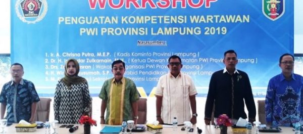 PWI Lampung Upgrade Wartawan Lewat Workshop Penguatan Kompetensi