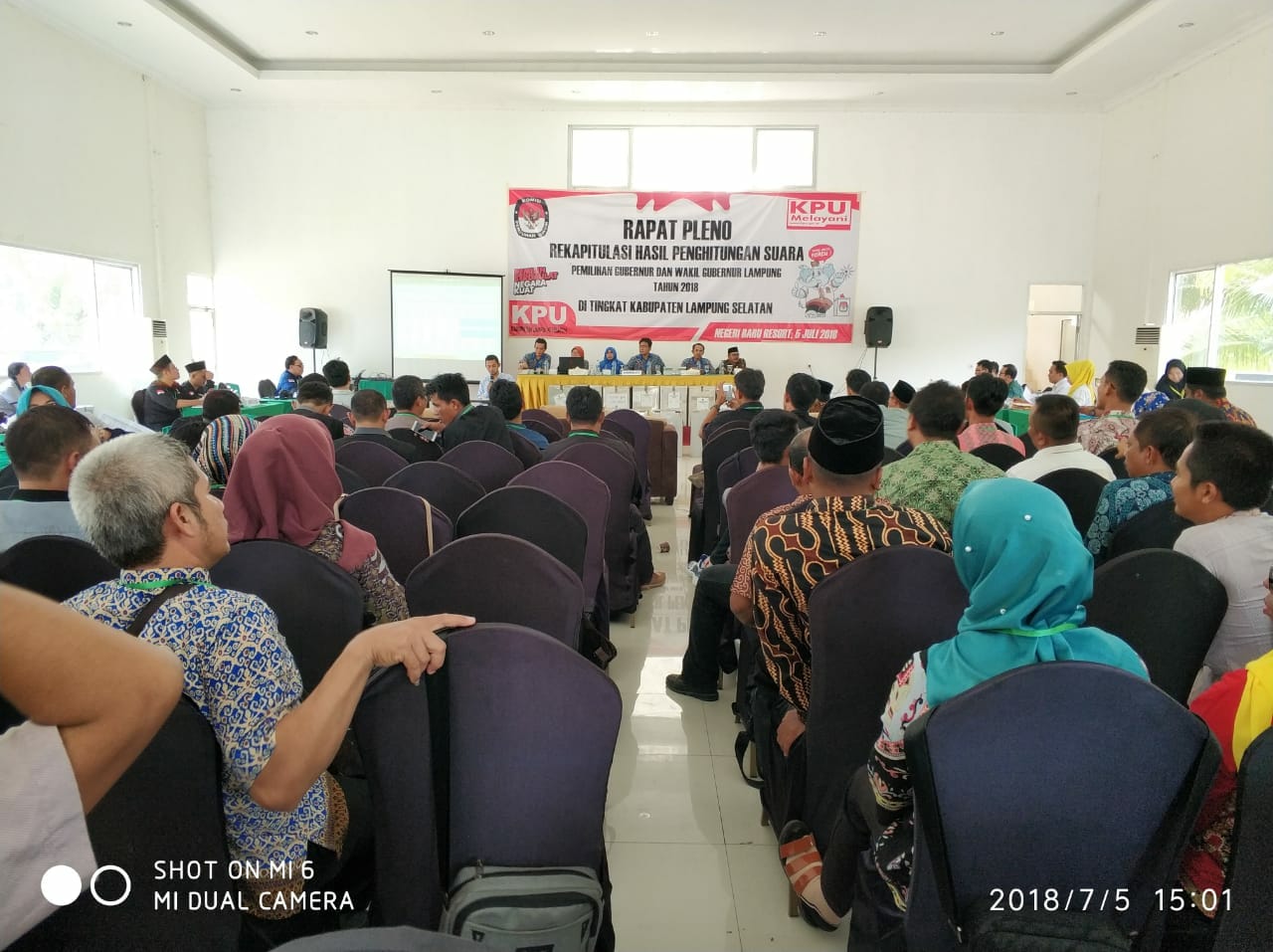 Hasil Sementara Pleno KPU Lampung Selatan, Arinal-Nunik Raih Posisi Pertama