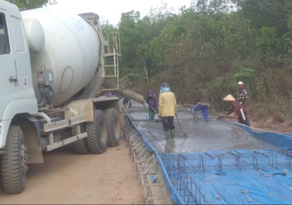 Proyek Rigid Beton Rp27 Miliar APBD Provinsi Lampung di Way Kanan Sarat di “Korupsi”