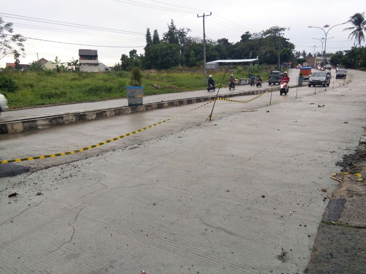 Proyek Rigit Beton Rp1,2 Miliar di Jalan Pramuka Tak Berkualitas?
