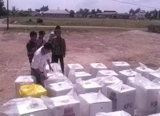 Ada Logistik Pemilu Kecamatan Kedondong Rusak, Puluhan TPS Terancam Batal Mencoblos?