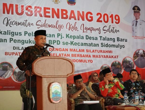 42 Miliar Jatah APBD Untuk Kecamatan Sidomulyo