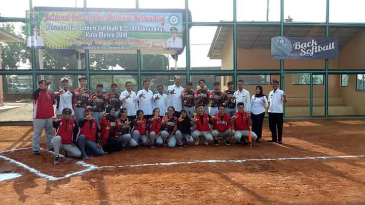 Walikota Buka Kejuaraan Olahraga Softball U – 23 Walikota Cup Metro 2018