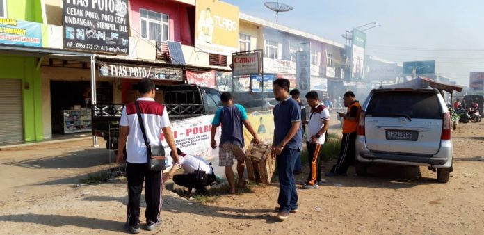 Hut Bhayangkara Ke 72 Polres Mesuji Semarakkan Dengan Kerja Bakti