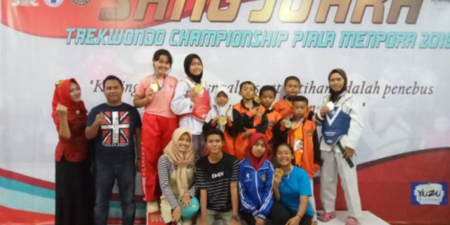 Taekwondo Sumja Swadipha Natar Harumkan Lampung Boyong 6 Emas di Piala Menpora