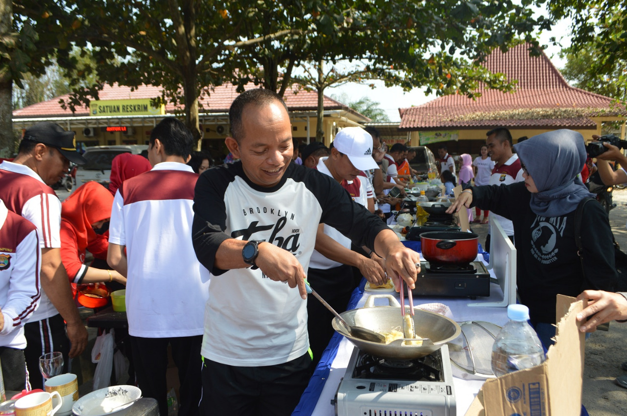 Polres Tuba Gelar Berbagai Perlombaan dalam Memeriahkan HUT RI Ke-73