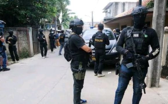 Densus 88 Polda Lampung Dikabarkan Tangkap 4 Terduga Teroris
