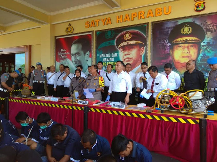 Operasi 10 Hari Polda Lampung Tangkap 97 Tersangka Tiga Tewas Ditembak