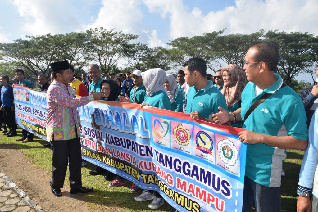 Dinas Sosial Adakan Touring dan Halal Bilhalal dengan Mitra Kerja