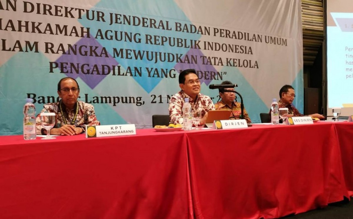 Seluruh Pengadilan di Provinsi Lampung Terapkan e-Court