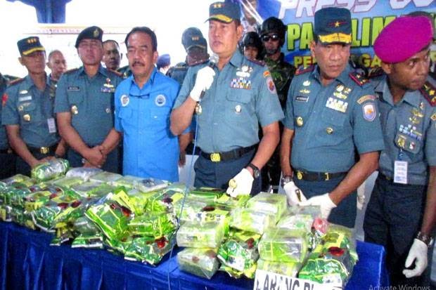 Komando Dermaga 1 Gagalkan Penyelundupan Narkoba Jenis Sabu Sebanyak 67,4286 KG