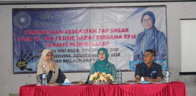 TP-PKK Pesibar Bersama BPJS Kesehatan Adakan Pemeriksaan PAP Smear