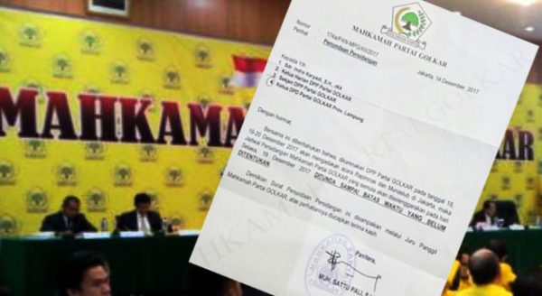 MKG Tunda Sidang Gugatan Rekom Cagub