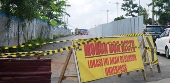 Proyek Underpass Unila Selesai Akhir 2018?